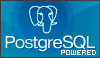 Powered by PostgreSQL.